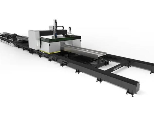 850 three chucks fiber laser pipe cutting