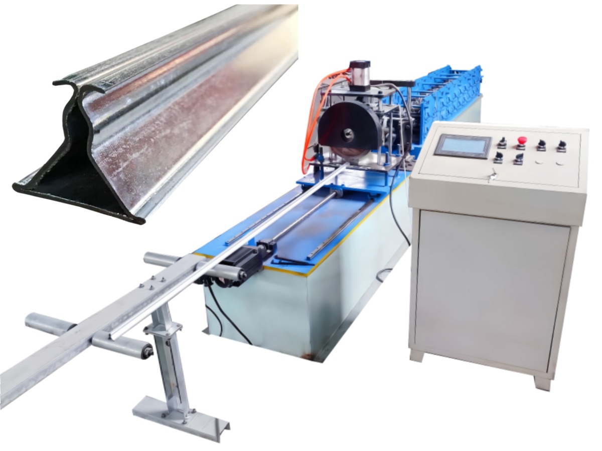 Ceiling system spring tee roll forming machine