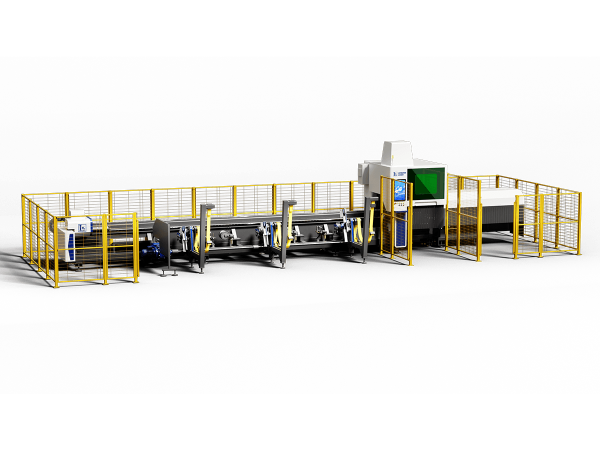 Dual chuck tube laser cutting machines