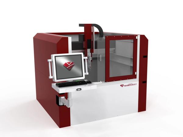 Full Closed Small Cnc Water Jet Cutting Machine
