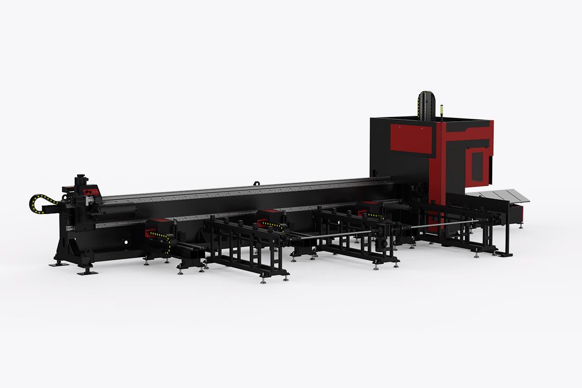 Two Chucks Laser Tube Cutting Machine