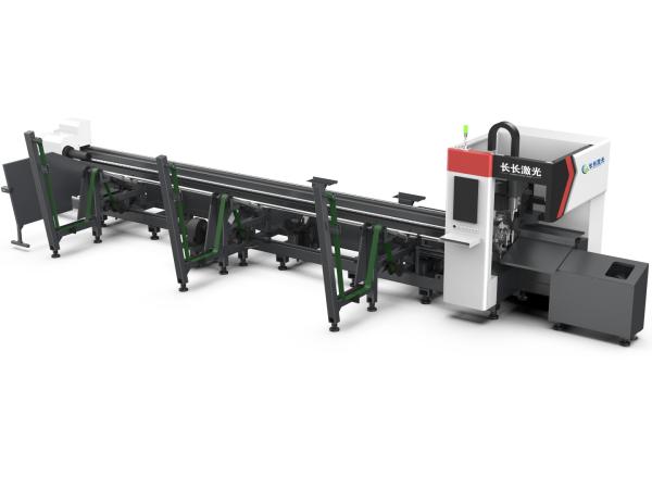 Two-chuck laser tube cutting machine