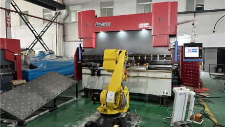 metal plate cnc press brake bending robot six axis robot