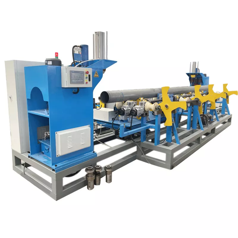Double Stations Pipe End Grooving Machine